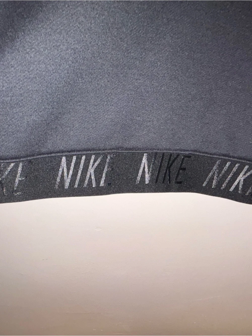 Nike Black Logo-Band Turtleneck Pullover